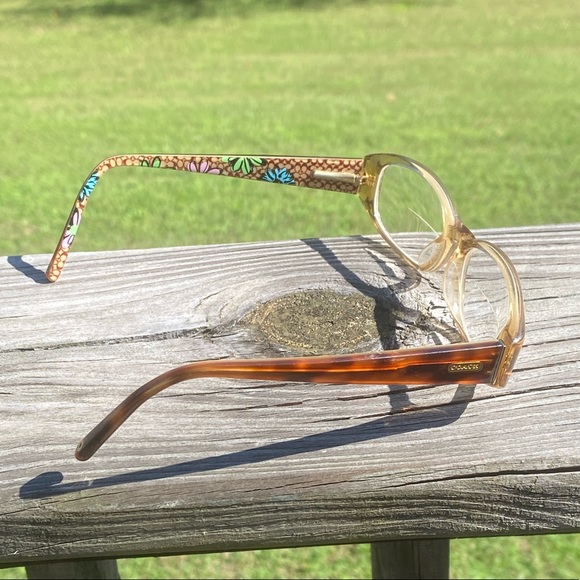 Coach Monica Sand Glasses frames floral tan 51[]15 135 - Picture 10 of 10